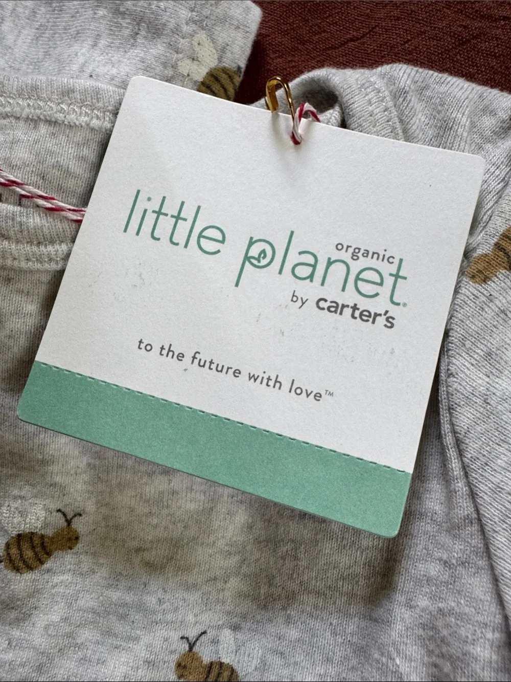 Little planet set of 2 Onsies honey bees  12 m & 24 m baby toddler organic NEW